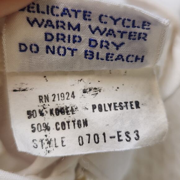 Vtg Polly Flinders White Infant Gown Christening Baptism Smocked Sz 3- 9 Months - Picture 9 of 9